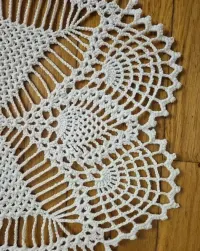 Handmade - serweta szydełkowanie 60 cm — ujęcie 3