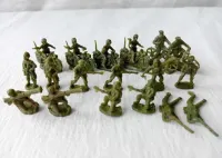 Komandosi Włoscy Żołnierzyki PRL 1:72 18 sztuk — ujęcie 4