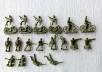 Komandosi Włoscy Żołnierzyki PRL 1:72 18 sztuk — ujęcie 3