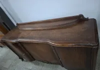 Komoda ludwikowska ciemna z Francji — ujęcie 2