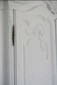 biała szafa ludwik ludwikowska dębowa stara shabby chic modern antyki 4D — ujęcie 5