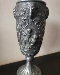 Cynowy pucharek Peltrato - Italy Vintage — ujęcie 3