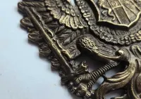 Duży orzeł Galicja zabór Austro-Węgry (mosiężny) 15 cm — ujęcie 4