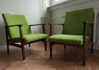 2x fotel tapicerowany BW-14 PRL — ujęcie 4