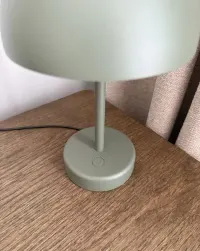 2x Lampy stołowa bezprzewodowe, zewnętrzna/ wewnetrzna ELLEN TO GO Nordlux 25cm, IP44, oliwkowa — ujęcie 4
