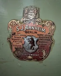 Antyczna kaseta sejf S.J. Arnheim Berlin – XIX/XX w. — ujęcie 4