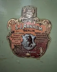 Antyczna kaseta sejf S.J. Arnheim Berlin – XIX/XX w. — ujęcie 4