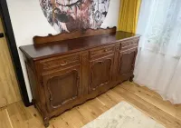 Drewniana komoda po renowacji - lite drewno , dąb — ujęcie 4