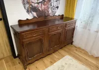 Drewniana komoda po renowacji - lite drewno , dąb — ujęcie 4