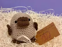 Dziobak amigurumi| rękodzieło na szydełku| sprzedaż charytatywna — ujęcie 2