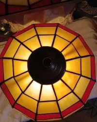 Kolekcjonerska Lampa stolikowa Vintage ,,Tiffany " — ujęcie 3