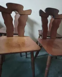 Krzesła dębowe w stylu vintage 4szt. — ujęcie 3
