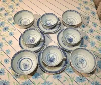 Kultowa porcelana Ryżowa Jingdezhen | Zestaw 12 el. | Vintage lata 70/ — ujęcie 5
