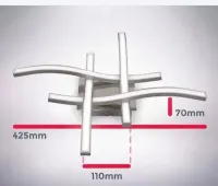 Lampa sufitowa wisząca LED ledowa 20 w 2000 lm 4000 kl — ujęcie 4