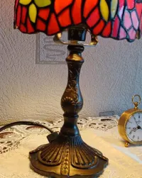 Lampa ,, Tiffany " witrażowa - Vintage — ujęcie 5