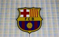 LED Neon FCB, Podświetlane Logo FC BARCELONA, Herb, Baner 3D, Kaseton — ujęcie 2