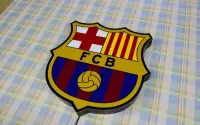 LED Neon FCB, Podświetlane Logo FC BARCELONA, Herb, Baner 3D, Kaseton — ujęcie 4