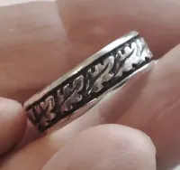 Obrączka srebrna WARMET — ujęcie 2