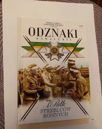 ODZNAKA 7.Pułku Strzelców Konnych Wielopolskich +książka - replika — ujęcie 4