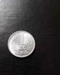 1 złoty 1975 rok bez znaku mennicy — ujęcie 3