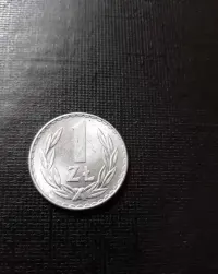 1 złoty 1975 rok bez znaku mennicy — ujęcie 3