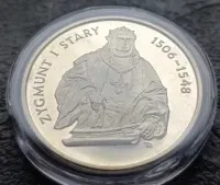 200000 zł półpostać Zygmunt Stary i Kazimierz Jagiellończyk — ujęcie 4