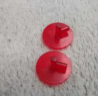 2x Tarcza Trans Red 3876 Castle Rycerze / Classic Space Lego z 1984 — ujęcie 5