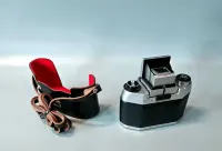Aparat EXA 1B + Obiektyw Meyer Domiplan 50mm Automatic Unikat Futerał — ujęcie 4