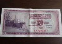 Banknot 20 Dinarów Jugosławia / 1981 — ujęcie 4