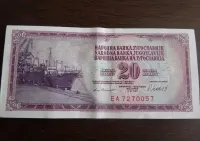 Banknot 20 Dinarów Jugosławia / 1981 — ujęcie 4