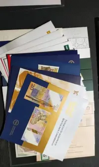 CAŁA KOLEKCJA 17 banknotów NBP 2006:2025 UNC w tym Jan Długosz PMG66 — ujęcie 2