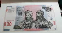 CAŁA KOLEKCJA 17 banknotów NBP 2006:2025 UNC w tym Jan Długosz PMG66 — ujęcie 3