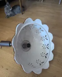 Ceramiczna lampa wisząca abażur Vintage — ujęcie 2