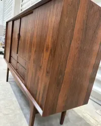 Duńska komoda , regał Highboard rosewood — ujęcie 3