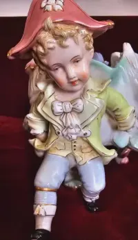 Duża porcelanowa figuralna żardiniera - SPRZEDAŻ OD 9 GRUDNIA — ujęcie 3