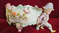 Duża porcelanowa figuralna żardiniera - SPRZEDAŻ OD 9 GRUDNIA — ujęcie 5