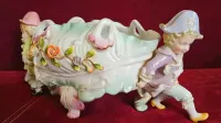 Duża porcelanowa figuralna żardiniera - SPRZEDAŻ OD 9 GRUDNIA — ujęcie 5