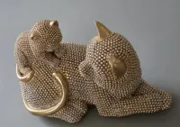 Figurka brokatowa kotki styl Glamour — ujęcie 5