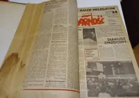 Gazeta Solidarność oprawione numery od 1 do 37 — ujęcie 3