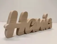 Imię dziecka Napis z drewna 30cm litera 3D Do Postawienia Grubość 2cm — ujęcie 5