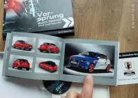 Kolekcjonerskie AUDI Tokyo 2011 Audi A1 Samurai Blue 2 x Pendrive itp. — ujęcie 3
