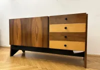 Komoda prl unikat lata 50 Malendowicz sideboard vintage retro okazja po renowacji — ujęcie 2