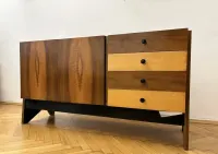 Komoda prl unikat lata 50 Malendowicz sideboard vintage retro okazja po renowacji — ujęcie 2