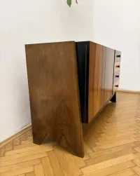 Komoda prl unikat lata 50 Malendowicz sideboard vintage retro okazja po renowacji — ujęcie 4