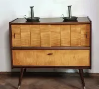 Kredens vintage Europa lata 60-70 — ujęcie 2