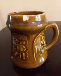Kufle Mirostowice porcelana porcelit PRL Retro 5 sztuk różne kolory — ujęcie 4