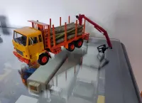 Kultowe ciężarówki Jelcz 640 z HDS do transportu drewna — ujęcie 2