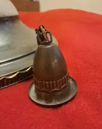 Lampa sufitowa żyrandol ampla 4 punkty 20/30r secesja art deco moderna — ujęcie 4