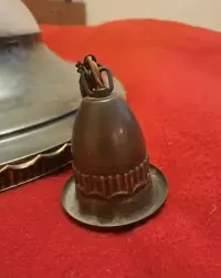 Lampa sufitowa żyrandol ampla 4 punkty 20/30r secesja art deco moderna — ujęcie 4