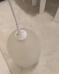 Lampa wisząca szkło mleczne — ujęcie 3